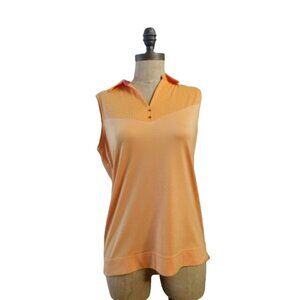 Sport Haley Size S Small Orange Active Tennis Golf Polo Style Top